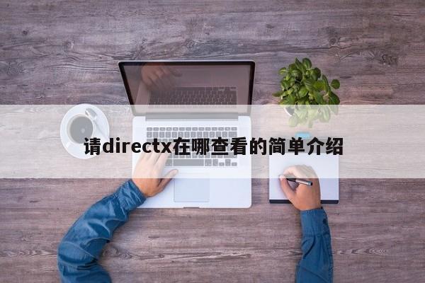 请directx在哪查看的简单介绍